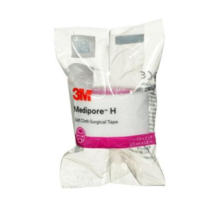3M™ Medipore™ H Fixationsvlies, 2860S-1, 2,5 cm x 1,8 m, einzeln verpackt,  72 / Packung