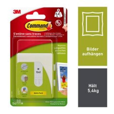 Mittelgroße Command™ Bilder-Montage Strips M 17201-4PKFGN