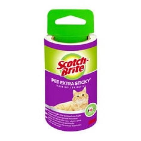 Scotch-Brite™ Pet Extra Sticky* Ersatzrolle für Tierhaare, 48 Blatt, 1/Packung