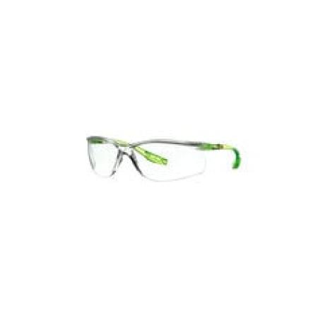 3M™ Solus™ CCS Schutzbrille, limettengrüne Bügel, Scotchgard™ Anti-Fog-/Antikratz-Beschichtung (K & N), transparente Scheibe, SCCS01SGAF-GRN-EU, 20 pro Packung