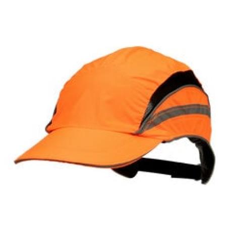 3M™ First Base™ 3 Anstoßkappe 2021875, Classic, fluoreszierende Warnfarbe, Orange, Standard-Schirm, 70 mm