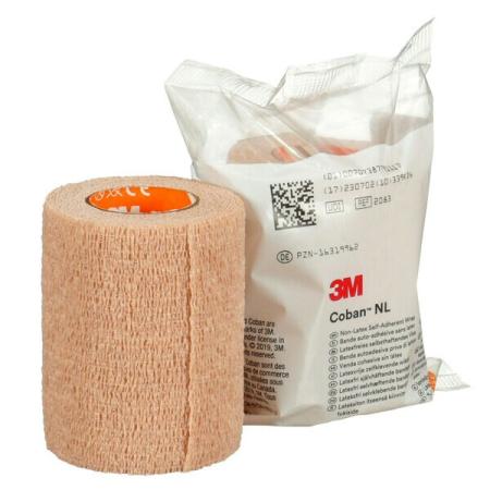 3M™ Coban™ NL latexfreier selbsthaftender Stütz- und Fixierverband, 2083, beige, 7,5 cm x 4,5 m (gedehnt), 24 / CV