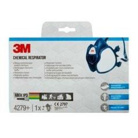 3M™ Maske gegen chemische Stoffe 4279+, ABEKP3, 1 pro Packung