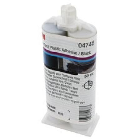 3M™ Superfast-Kunststoffklebstoff, Schwarz, 48,5 ml, 04748