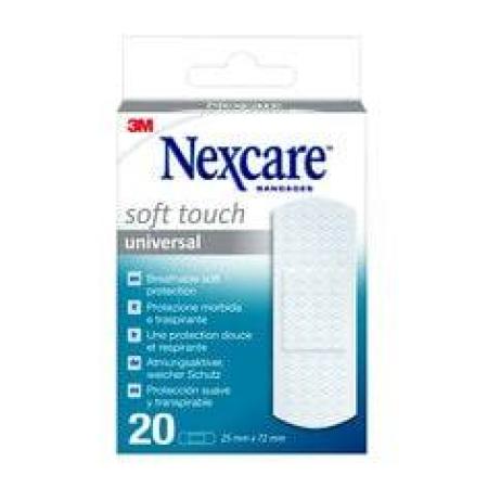 Nexcare™ Soft Touch Universal Pflaster, 25 mm x 72 mm, 20/Packung
