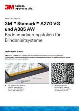 3M™ Stamark™ Hochleistungs-Fahrbahnmarkierungsfolie Serie 380AW