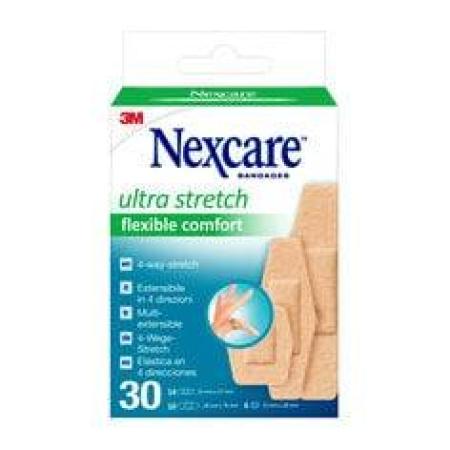 Nexcare™ Ultra Stretch Comfort Flexible Pflaster, assortiert, 30/Packung