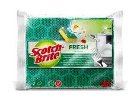 Scotch-Brite® Fresh, Reinigungsschwamm, 2 Stück pro Packung