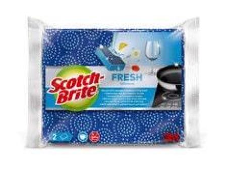 Scotch-Brite® Fresh Reinigungsschwamm nicht kratzend, 2 Stück pro Packung