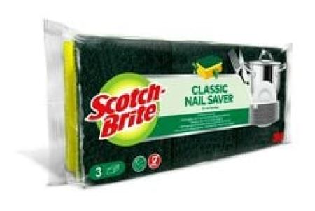 Scotch-Brite® Classic Griffschwamm, 3 Stück pro Packung, 24/Kiste
