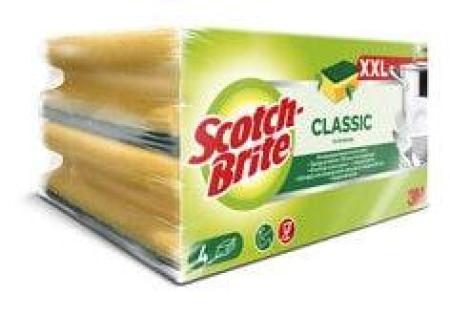 Scotch-Brite® Classic Griffschwamm XL, 4 Stück pro Packung