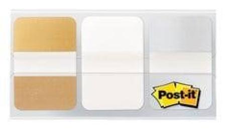Post-it® Index Strong Ablagetabs, Standard, Metallic Collection, 25.4 mm x 38.1 mm, 36 Haftstreifen/Spender, 1 Spender/Packung