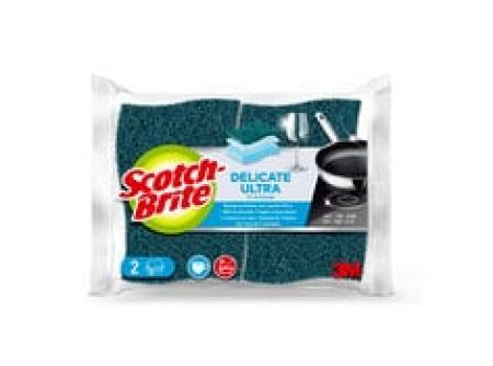 Scotch-Brite® Delicate Ultra nicht kratzender Reinigungsschwamm, 2 Stück pro Packung