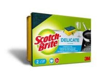 Scotch-Brite® Delicate nicht kratzender Griffschwamm, 2 Stück pro Packung