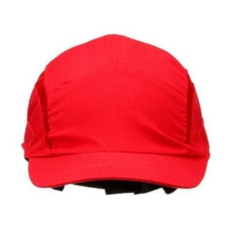 3M™ First Base™ 3 Anstoßkappe 2030616, Classic, Rot, verkürzter Schirm, 55 mm, individuell