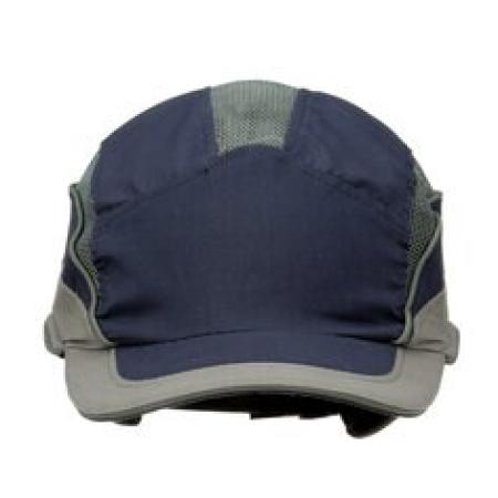 3M™ First Base™ 3 Anstoßkappe 2031216, Elite, Marineblau/Grau, verkürzter Schirm, 55 mm, individuell