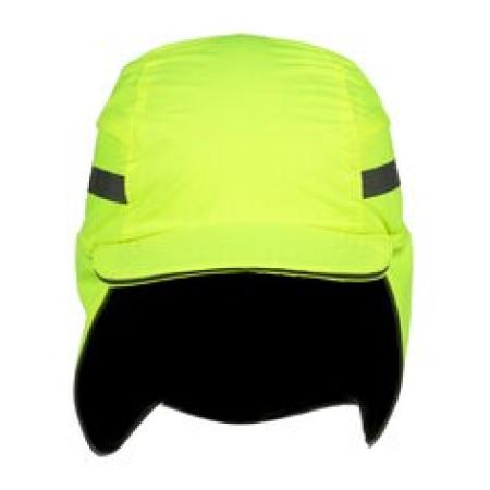 3M™ First Base™ 3 Anstoßkappe 2021209, Winter, fluoreszierende Warnfarbe, Gelb, verkürzter Schirm, 55 mm, individuell