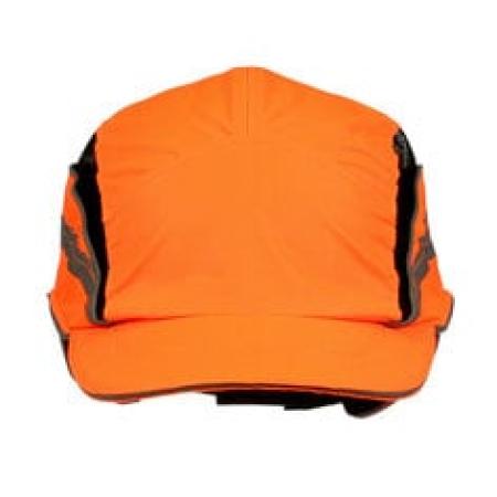 3M™ First Base™ 3 Anstoßkappe 2021874, Classic, fluoreszierende Warnfarbe, Orange, verkürzter Schirm, 55 mm, individuell