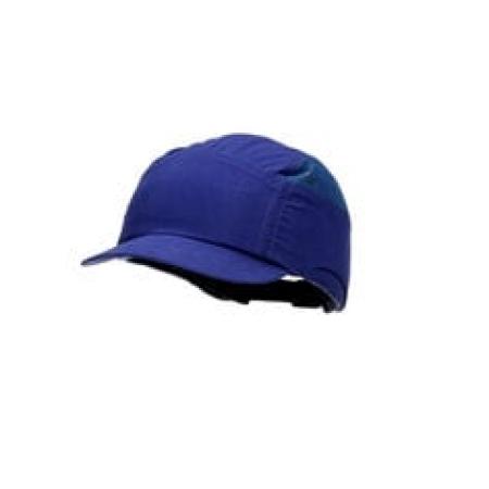 3M™ First Base™ Plus Anstoßkappe 2014288, Königsblau, verkürzter Schirm, 55 mm, individuell
