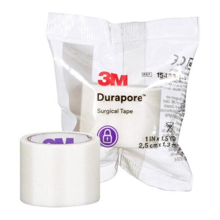 3M™ Durapore™ Kunstseidenpflaster, 1548S-1 , 2,5 cm x 1,37 m, einzeln verpackt, 100 / Packung