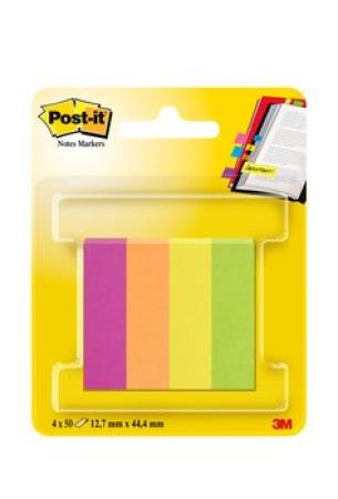 Post-it® Page Marker, Cape Town Collection, 15 mm x 50 mm, 50 Blatt/Pad, 4 Blöcke/Packung, 100% PEFC SGSCH-PEFC-COC-110078