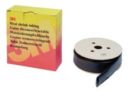 3M™ HSR Dünnwandiger Warmschrumpfschlauch auf Rolle, Schwarz, 9,5/4,8 mm, 7 m, Spenderbox