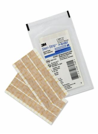 3M™ Steri-Strip™ Blendtone Wundverschlussstreifen, B1557, 12 mm x 100 mm, 50 x 6 Streifen/Packung