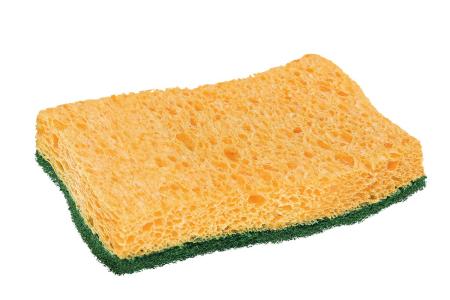 Preview: Scotch-Brite® Naturfaserschwamm mit recyceltem Scheuervlies, 3 Stück pro Packung