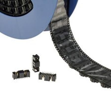 3M™ N2516-6V0C RB-WD, Wannenstiftstecker, Low Profile, SMT, 180° gerade, 16-polig, 2,54 mm, 0,76 µm Au, Schwarz