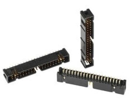 3M™ N2540-6002 RB, Wannenstiftstecker, Low Profile, 180° gerade, 40-polig, 2500 Serie, 2,54 mm, 0,76 µm Au, Schwarz
