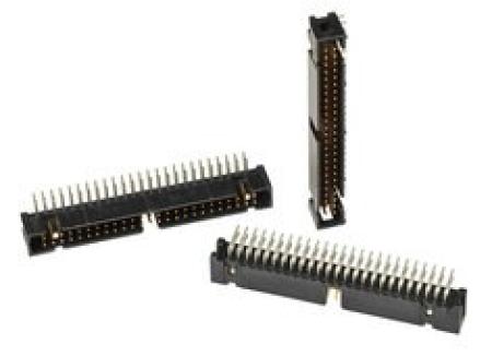 3M™ N2550-5002 RB, Wannenstiftstecker, Low Profile, 90° abgewinkelt, 50-polig, 2500 Serie, 2,54 mm, 0,76 µm Au, Schwarz