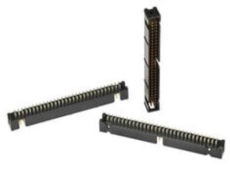 3M™ N2560-6003 RB, Wannenstiftstecker, Low Profile, 180° gerade, 60-polig, 2500 Serie, 2,54 mm, 0,76 µm Au, Schwarz