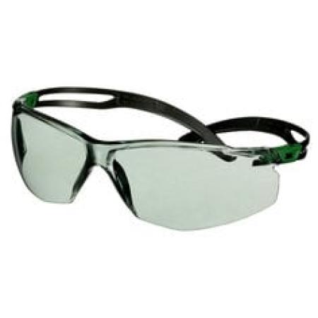 3M™ SecureFit™ 500 Schutzbrille, grün/schwarze Bügel, Antikratz-Beschichtung+ (K), graue Scheibe Schutzstufe IR 1.7, SF517ASP-GRN-EU, 20 pro Packung