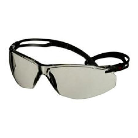 3M™ SecureFit™ 500 Schutzbrille, schwarze Bügel, Scotchgard™ Anti-Fog-/Antikratz-Beschichtung (K&N), hellgraue Scheibe für innen/außen, SF507SGAF-BLK-EU, 20 pro Packung