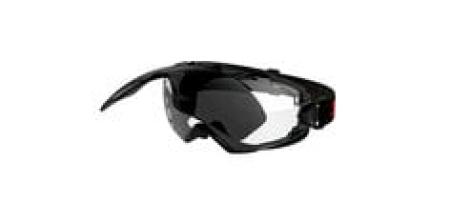 3M™ GoggleGear™ 6000 Vollsicht-Schutzbrille, Scotchgard™ Anti-Fog-/Antikratz-Beschichtung (K&N), transparente Scheibe, mit klappbarer grauer Scheibe Schutzstufe IR 5.0, GG6001SGAF-IR5, 10 pro Packung