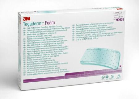 3M™ Tegaderm™ Foam Schaumverband nicht klebend, 90602, 10 cm x 20 cm, 5 / Packung