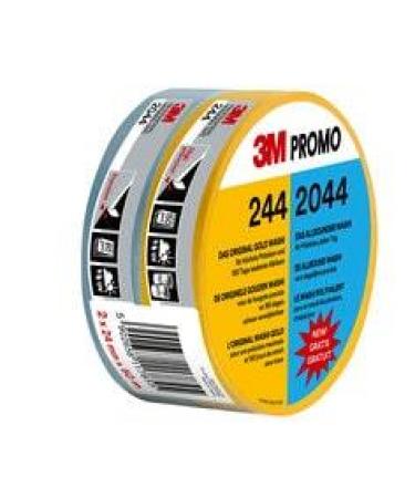 3M™ Malerabdeckband 244 + 2044 2er-Aktionspackung, 24 mm x 50 m, 2 Rollen/Packung
