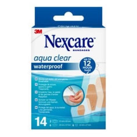 Nexcare™ Aqua Clear Waterproof Pflaster, Assorted, 14/Pack