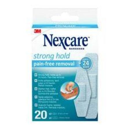 Nexcare™ Strong Hold Pain-free Removal Pflaster,assortiert, 20/Packung