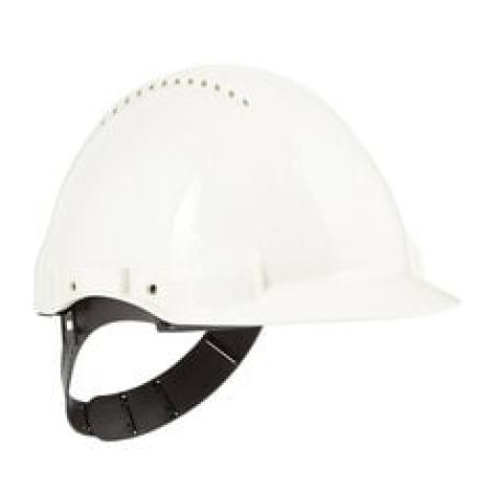 3M™ Schutzhelm G3000CUVWPRO1, weiß, Uvicator, Anpassung mit Arretierstift, 3 Stück/Versandkarton