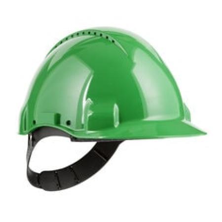 3M™ Schutzhelm G3000CUVGPRO1, grün, Uvicator, Anpassung mit Arretierstift, 3 Stück/Versandkarton