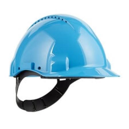 3M™ Schutzhelm G3000CUVBPRO1, blau, Uvicator, Anpassung mit Arretierstift, 3 Stück/Versandkarton