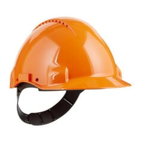 3M™ Schutzhelm G3000CUVOPRO1, orange, Uvicator, Anpassung mit Arretierstift, 3 Stück/Versandkarton