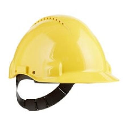 3M™ Schutzhelm G3000CUVYPRO1, gelb, Uvicator, Anpassung mit Arretierstift, 3 Stück/Versandkarton