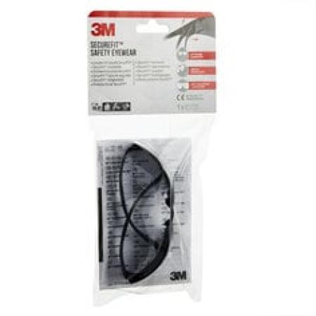 3M™ SecureFit™ Schutzbrille SF200, Antikratz-Beschichtung, graue Scheibe, 1 Stück/Karton, 6 Kartons/VE