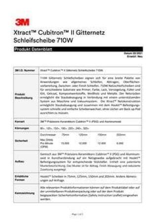 3M Xtract™ Cubitron™ II Gitternetz Schleifscheibe 710W, 150 mm, No hole, 320+