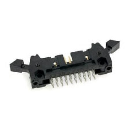 3M™ N3433-630T02 RB, Wannenstiftstecker, 180° gerade, 50-polig, 3000 Serie, 2,54 mm, 0,76 µm Au, Schwarz