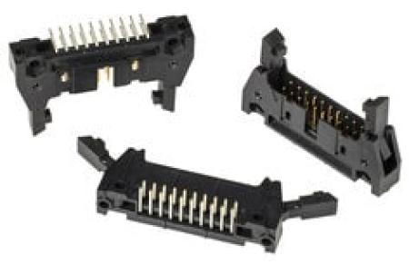 3M™ N3627-5302 RB, Wannenstiftstecker, 90° abgewinkelt, 24-polig, 3000 Serie, 2,54 mm, 0,76 µm Au, Schwarz