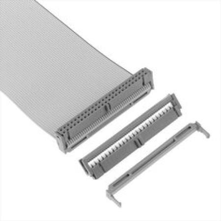 3M™ D89116-0031 HK, Buchsenstecker, vorverrastet, 16-polig, 891 Serie, 2,54 mm, 0,38 µm Au Grau