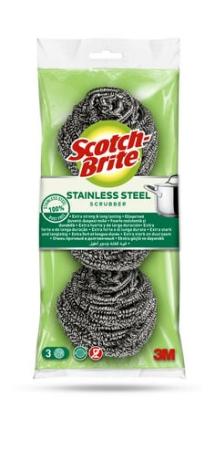 Scotch-Brite® Edelstahl-Spirale, 3 Stück pro Packung